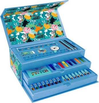 Набор инструментов для рисования и раскраски для коробки Лило и Стич в подарок.