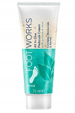 AVON Peelingująca kuracja do stóp z miętą 75 ml