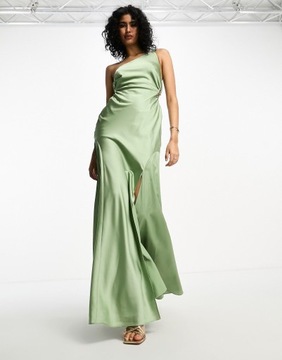 ASO DESIGN 38 M ZIELONA SUKIENKA MAXI SAGE R9485