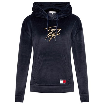 Bluza Tommy Hilfiger Velour damska Oh Hoodie r. S