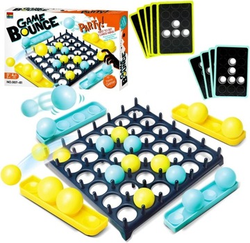 GRA ZRĘCZNOŚCIOWA BOUNCE PARTY KARTY MEGA RODZINNA