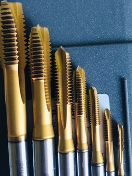 FANAR Zestaw gwintowników maszynowych M3-M12 TIN