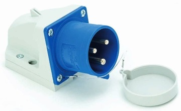 523-6 Приёмник с фиксированной вилкой SIŁOWA 32A 3P 230V