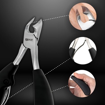 Кусачки для ногтей Hard, кусачки для толстых ногтей для SENIORS + CASE