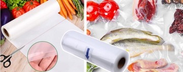 Фольга для вакуумной упаковки, рукав 20 см, рулон 6 м.