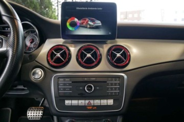 Mercedes CLA C117 Coupe Facelifting AMG 2.0 45 AMG 381KM 2017 Mercedes-Benz CLA 45AMG 380KM 4MATIC Panorama Alcantara Pamieci Cam Dynami, zdjęcie 24