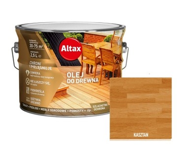 ALTAX Масло для дерева 2,5л КАШТАН