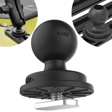 RAM Mount Track Ball Do Szyny Głowica Obrotowa T-Bolt w Rozmiarze B 1