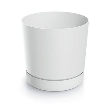DONICZKA 24cm OSŁONKA Z PODSTAWKĄ TUBO BIAŁY