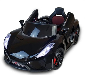 Кабриолет аккумуляторная машинка LAMBO BLACK PAINT JUST DRIVE детская машинка