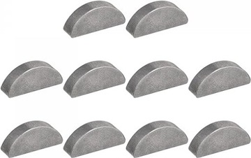 Kliny Półksiężycowe 25 sztuk Stal 22 mm x 9 mm x 5 mm