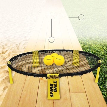 SPIKEBALL ОРИГИНАЛЬНЫЙ СТАНДАРТНЫЙ СЕМЕЙНЫЙ ПОРТАТИВНЫЙ НАБОР СОЦИАЛЬНОЙ ИГРЫ