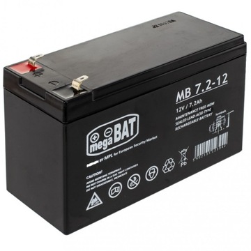 Akumulator AGM 12V 7Ah bezobsługowy do UPS alarmu