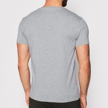 Tommy Jeans t-shirt koszulka męska v-neck szara DM0DM04410-038 L