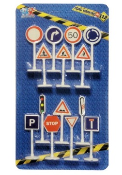 ZNAKI DROGOWE DO ZABAWY SAMOCHODZIKÓW AUTEK MODELI