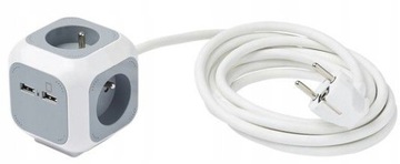 УДЛИНИТЕЛЬ MAGIC CUBE РАЗДЕЛИТЕЛЬ С USB-КАБЕЛЕМ