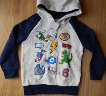 Bluza z kapturem 122 C&A biobawełna