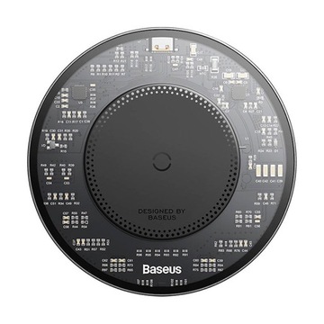 БЫСТРОЕ ИНДУКЦИОННОЕ ЗАРЯДНОЕ УСТРОЙСТВО BASEUS SIMPLE 2 QI 15 ВТ С КАБЕЛЕМ USB C - C ДЛИНОЙ 1 М