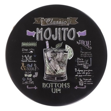 Tabliczka dekoracyjna metalowa MOJITO CLASSIC