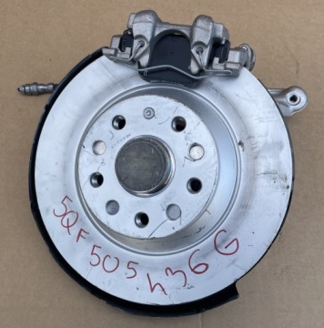 5QF505436G, Achsschenkel Radnabe Radlager Bremsscheibe Bremssattel Bremse Sattel heck rechts VW SKODA SEAT 5QF505436G | thumb 2