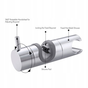 ТАПОЧКА ДЛЯ РУЧКИ ДЛЯ ДУШЕВОЙ рейки 22MM