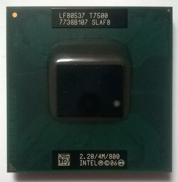Intel Core 2 duo T7500 2.20GHz 800Mhz FSB 4MB