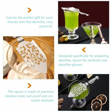 2шт ложки Античная ложка для абсента