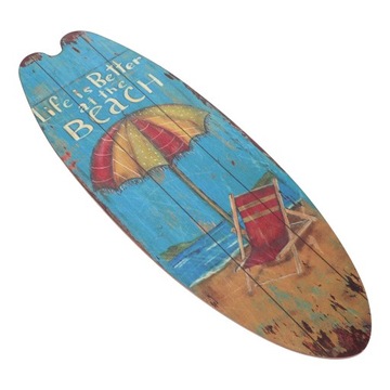 ZNAKI ŚCIENNE VINTAGE RETRO DESKA SURFINGOWA DEKORACYJNA