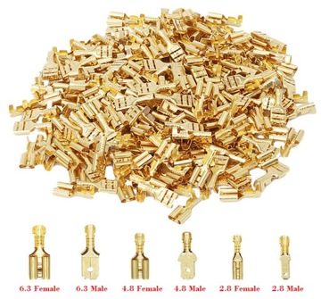 РАЗЪЕМЫ НАБОР АВТОМОБИЛЬНЫХ КЛЕММ 450 шт.