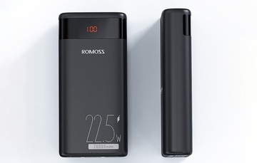ЗАРЯДНОЕ УСТРОЙСТВО ROMOSS POWERBANK 20000 МАЧ PD QC 22,5 Вт 2X USB-C USB-A POWER BANK