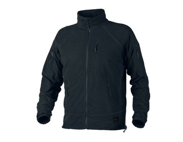 Bluza Męska Polarowa Helikon Alpha Tactical Polar Ciepły Fleece Navy Blue M