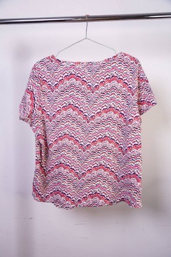Marks&Spencer bluzka bawełniana t-shirt print 44 XXL 16