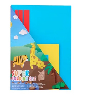 Papier origami MIX Via Chasse BV 140 arkuszy - zestaw kolorów