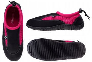 Buty do wody damskie czarne materiałowe HI-TEC jeżowce skały ochronne 40