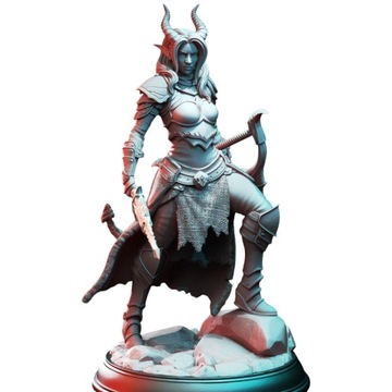 Tiefling Horizon Walker Łowca Łucznik Elkava figurka rpg dnd druk 3d 12k