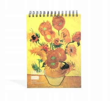 ZESZYT ARTYSTYCZNY VAN GOGH SZKICOWNIK 46 KARTEK TWARDA OKŁADKA NOTES