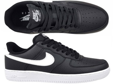 NIKE AIR FORCE 1 '07 AN20 CT2302 002 BUTY SNEAKERS CZARNE SKÓRZANE