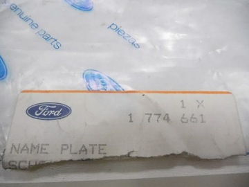 ZNAK Z NÁPIS FORD B-MAX 2012-2017 OE 1774661