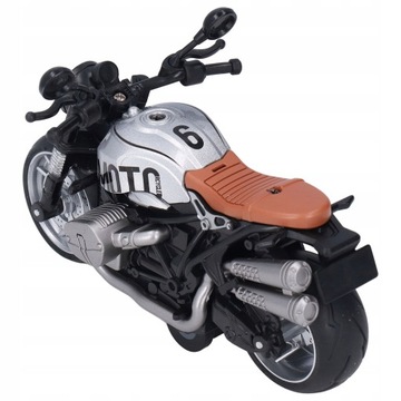 1:12 Снятая с производства игрушка-мотоцикл Крутое ретро