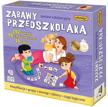 РАЗВИВАЮЩАЯ ИГРА ДЛЯ ДЕТЕЙ ДОШКОЛЬНИКОВ 07578 КАРТОЧКИ