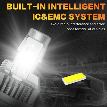 2x СВЕТОДИОДНЫЕ ЛАМПЫ ДЛЯ ЗАМЕНЫ ГАЛОГЕННЫХ ЛАМП ДЛЯ АВТОМОБИЛЬНЫХ МОТОЦИКЛОВ