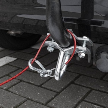 ТРОС БЕЗОПАСНОСТИ ТОРМОЗА ПРИЦЕПА СДВИЖНОЙ КРЮК 1М