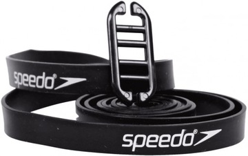 Silikonowy pasek do okularków pływackich Speedo Silicone Strap Branding