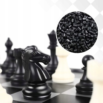 Шахматные наборы, черно-белая портативная мини-шахматная доска