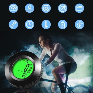 СЧЕТЧИК КИЛОМЕТРОВ, ВЕЛОСИПЕДОМЕТР, ВОДОЗАЩИЩЕННЫЙ ВЕЛОСИПЕДНЫЙ КОМПЬЮТЕР