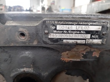 Блок двигателя MAN D0826 LFL02