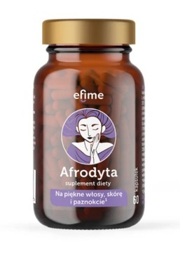 efime Afrodyta Włosy skóra paznokcie 60 kaps. EkaMedica