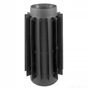 RADIATOR STALOWY DO KOMINKA RURA ŻEBROWANA 130MM