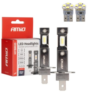 Led žárovky H1 1:1 Originální Velikost Přizpůsobená 6000K 60W 5600LM W5W Led