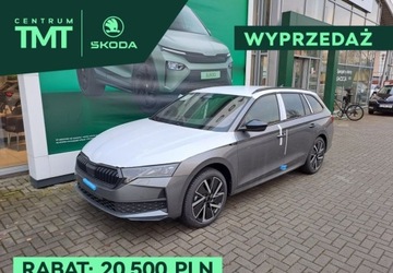 Skoda Octavia IV Kombi 1.5 TSI e-Tec Mild Hybrid 150KM 2025 Skoda Octavia 1.5 TSI 150KM DSG mHEV SPORTLINE, dostepna od reki 1.5